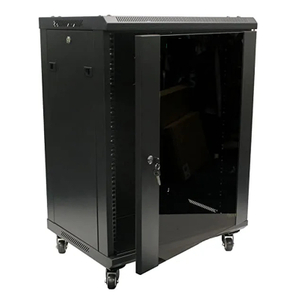Contenitore ventilato per rack di rete per armadio per server con montaggio a parete 12U
