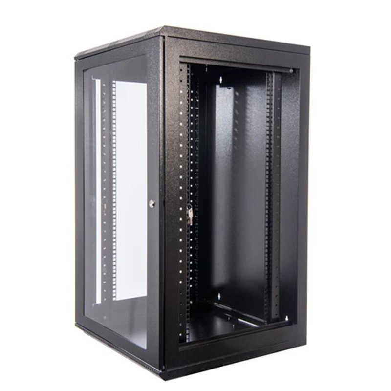 Contenitore ventilato per rack di rete per armadio per server con montaggio a parete 12U